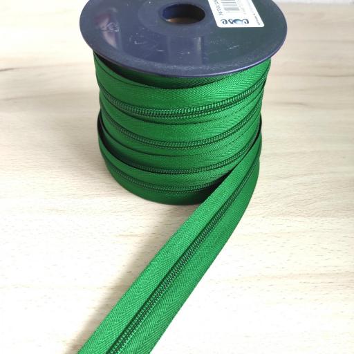 CREMALLERA CONTINUA NYLON  MAYA 5  VERDE ANDALUCÍA