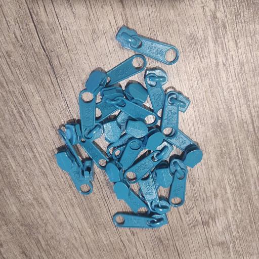 CURSOR PARA CREMALLERA NYLON DE 5 mm  AZUL ZAFIRO  607 [0]