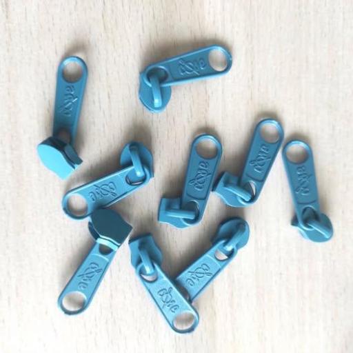 CURSOR PARA CREMALLERA NYLON DE 5 mm AZUL ZAFIRO 