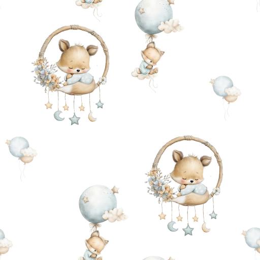 ZORROS BOHO BLANCO  DISEÑO EXCLUSIVO   ( EN 10 TEJIDOS DISTINTOS )