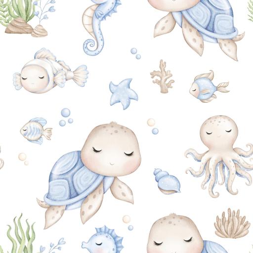 BAJO EL MAR BABY  2  ( EN 10 TEJIDOS DISTINTOS )  [0]