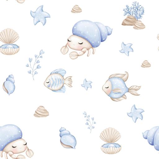 BAJO EL MAR BABY  5  ( EN 10 TEJIDOS DISTINTOS )  [0]