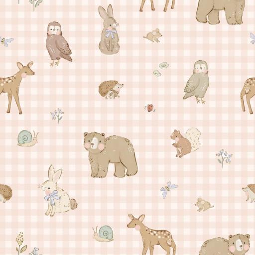  FAMILIA DEL BOSQUE VICHY ROSA SUAVE ( EN 10 TEJIDOS DISTINTOS )  [0]