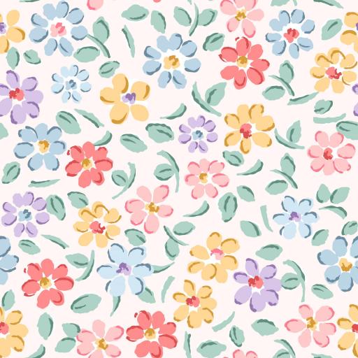 FLORES VALENTINA  ( EN 10 TEJIDOS DISTINTOS )  [2]