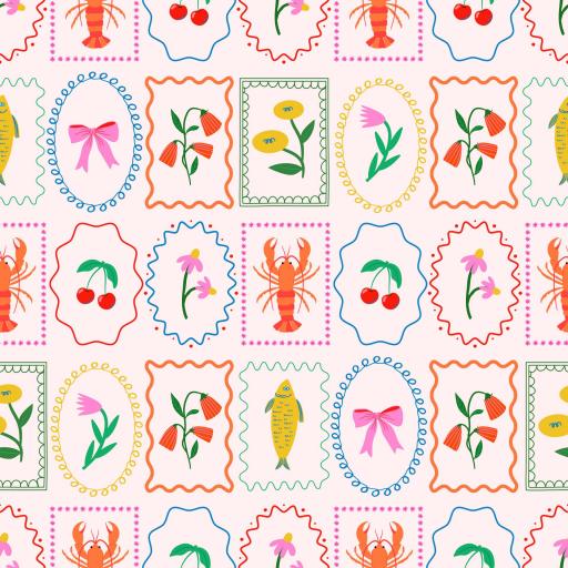  ESTAMPADO VERANO SERIE LANGOSTAS 1  ( EN 10 TEJIDOS DISTINTOS )  [0]