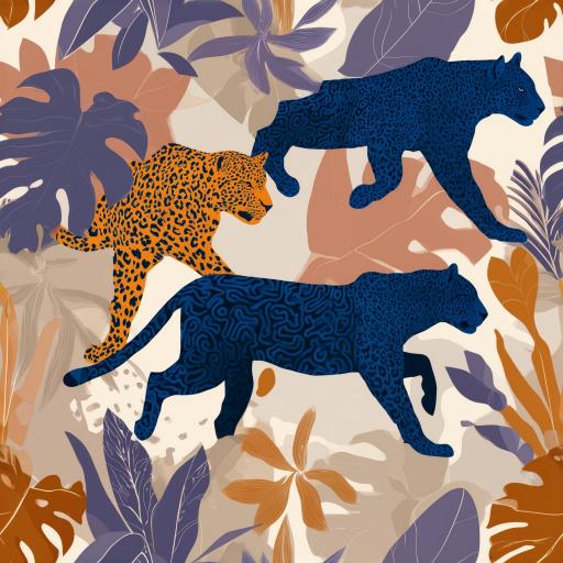  GUEPARDO ESTAMPADO  ( EN 10 TEJIDOS DISTINTOS ) 