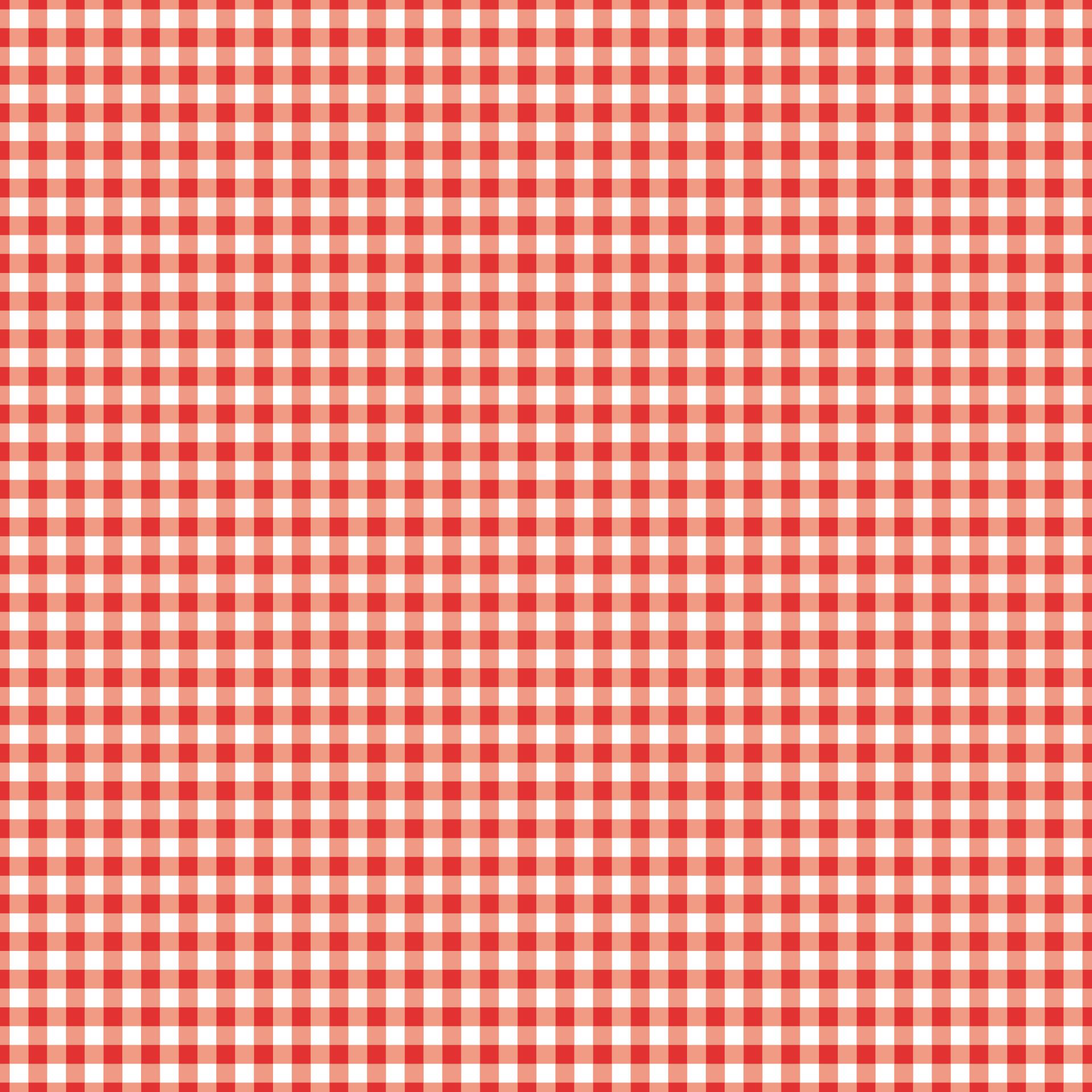 VICHY ROJO SERIE PICNIC 2 ( EN 10 TEJIDOS DISTINTOS )