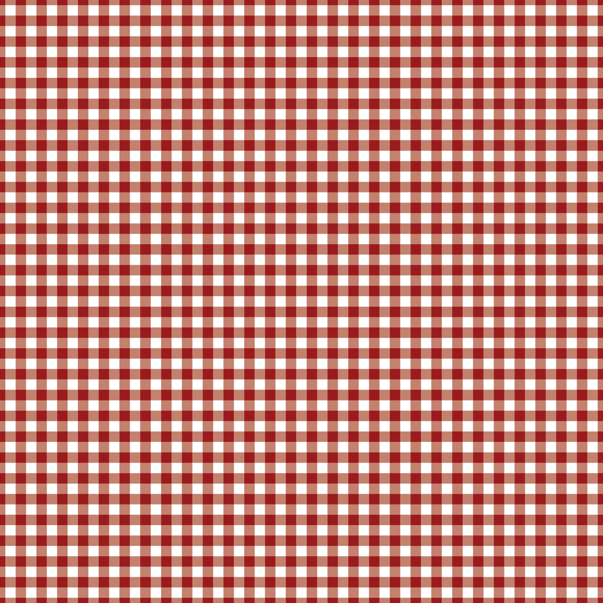 VICHY ROJO SERIE PICNIC 5 ( EN 10 TEJIDOS DISTINTOS )