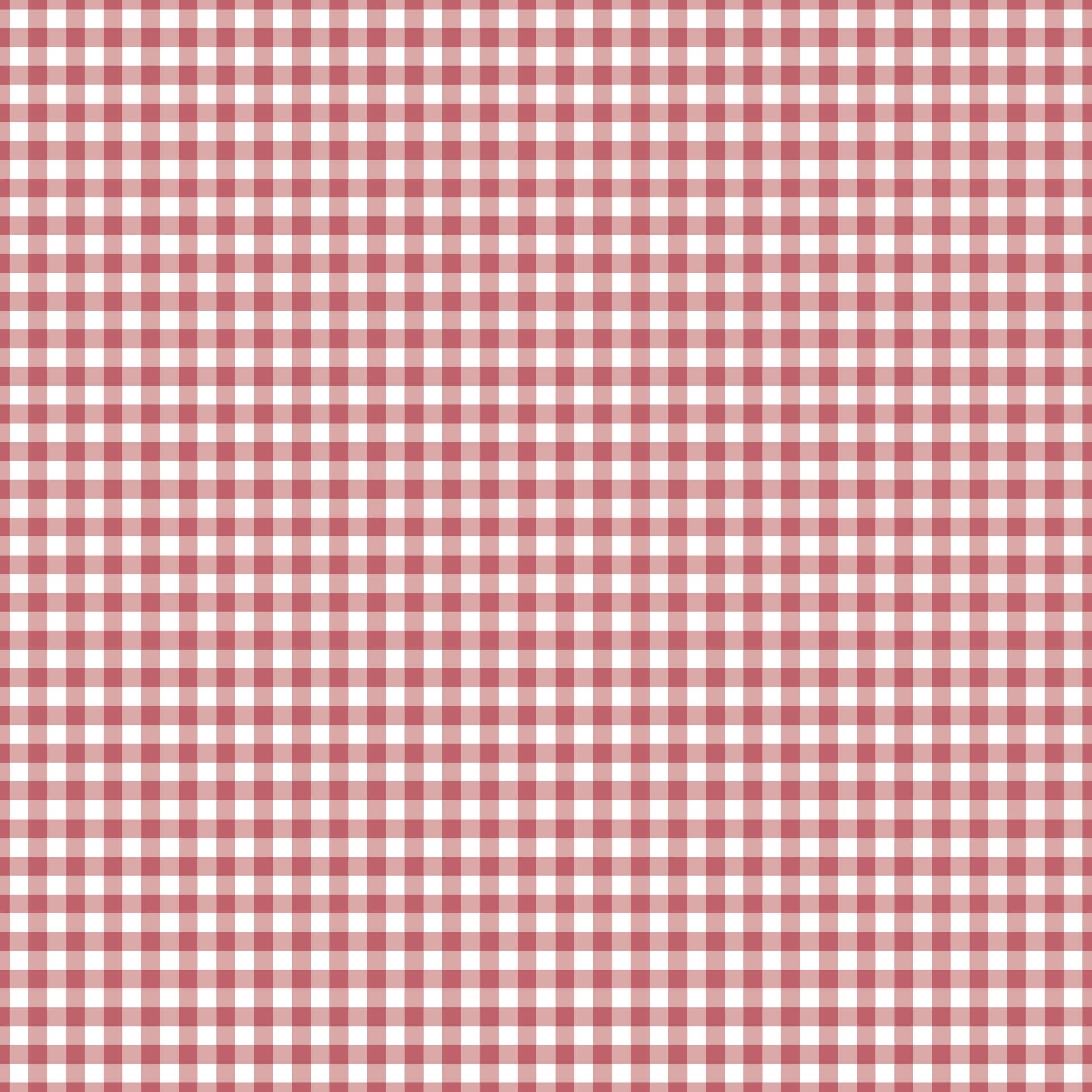 VICHY ROJO SERIE PICNIC 7 ( EN 10 TEJIDOS DISTINTOS )