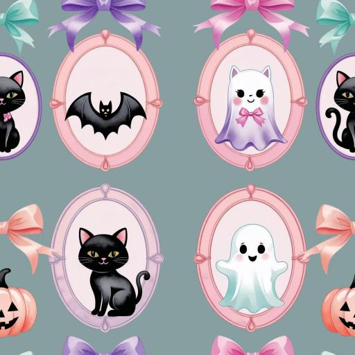 HALLOWEEN CAMAFEO    ( EN 10 TEJIDOS  DISTINTOS ) 