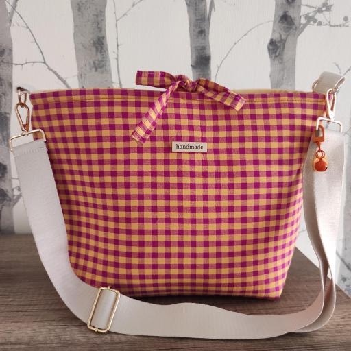 VICHY SEERSUCKER BICOLOR 06 Cm JENJIBRE MAGENTA  [1]