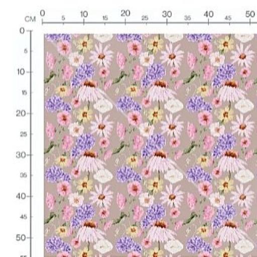 JARDÍN COLORIDO BEIG    ( EN 10 TEJIDOS DISTINTOS )  [1]