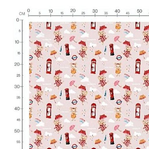 DIA LLUVIOSO EN LONDRES     ( EN 10 TEJIDOS DISTINTOS )  [1]