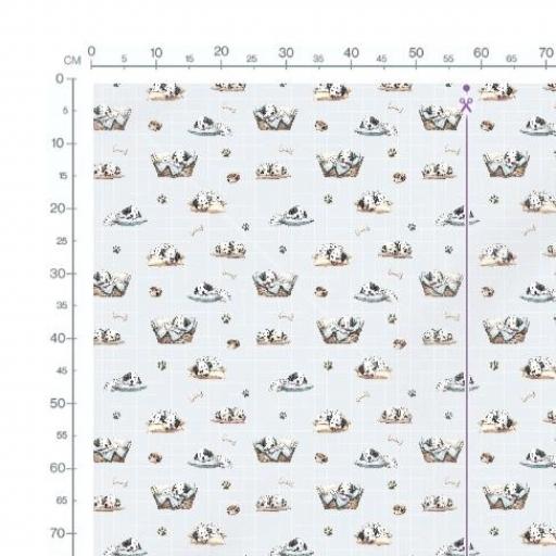 PERROS DÁLMATAS   ( EN 10 TEJIDOS DISTINTOS )  [1]