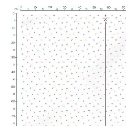 CORAZONES SERIE UNICORNIOS     ( EN 10 TEJIDOS DISTINTOS )  [1]