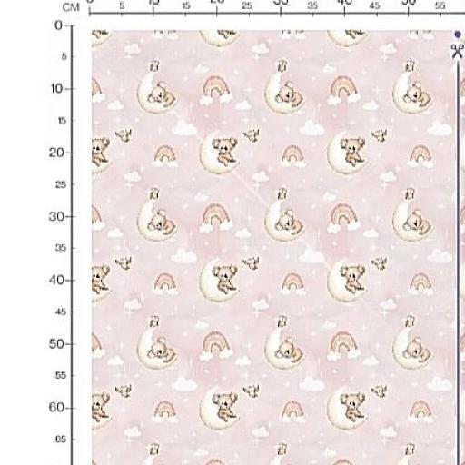   KOALA EN LA LUNA ROSA  ( EN 10 TEJIDOS DISTINTOS ) [1]