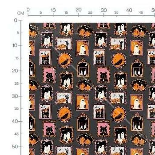 HALLOWEEN MARCOS ESPELUZNANTES NEGRO    ( EN 10 DISTINTOS )  [1]