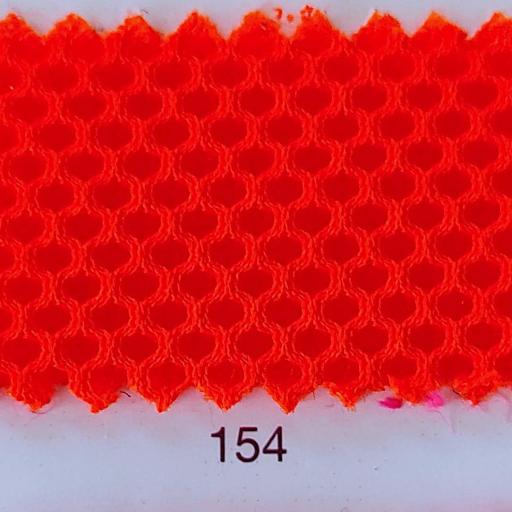 TELA MESH 3 D  NARANJA   FLÚOR 