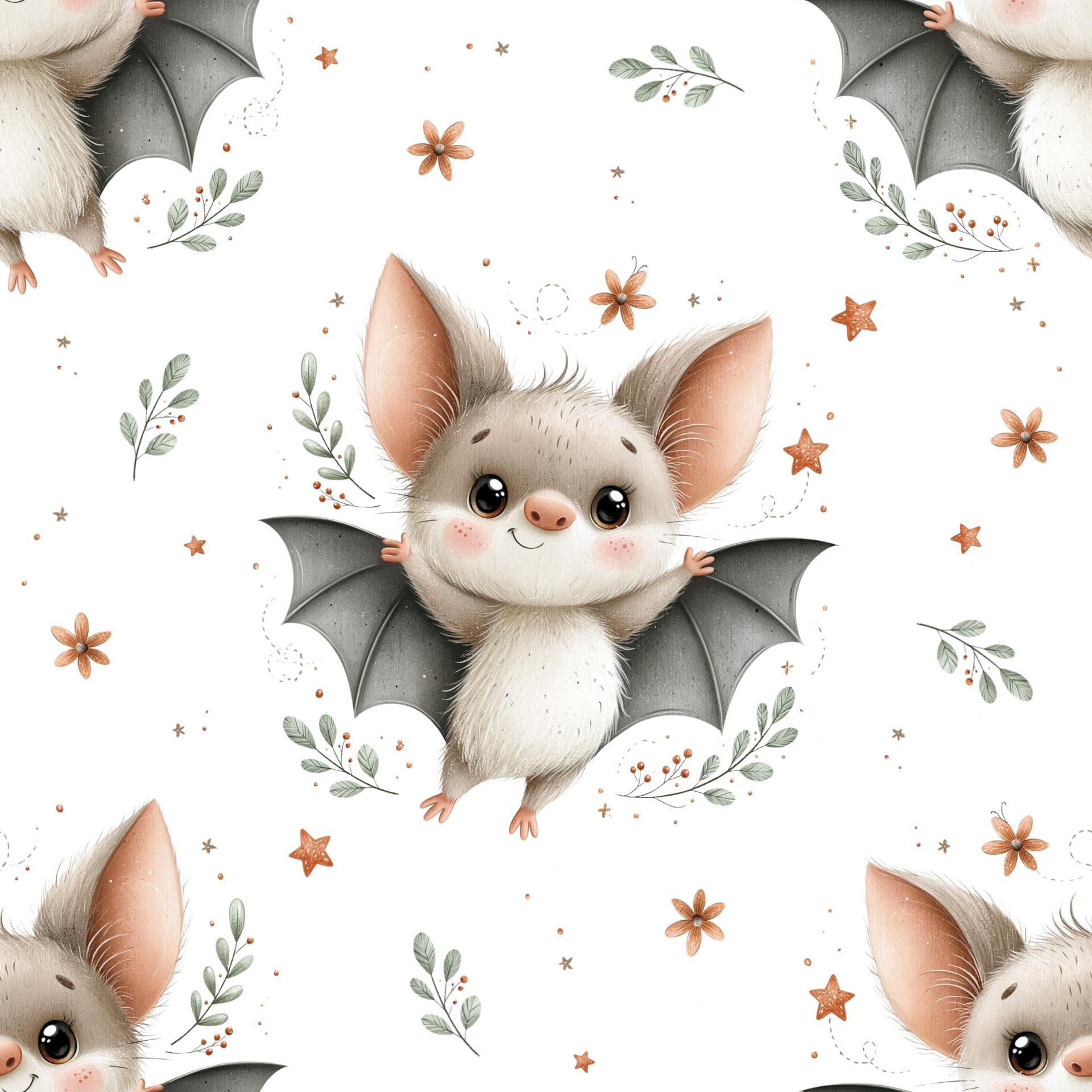 MURCIELAGOS BABY diseño exclusivo ( EN 10 TEJIDOS DISTINTOS )