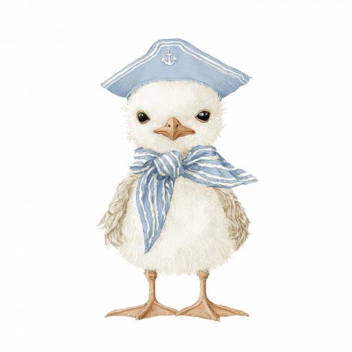 TRANSFER DTF  14 cm aprox SERIE MARINERO BABY CELESTE  [7]