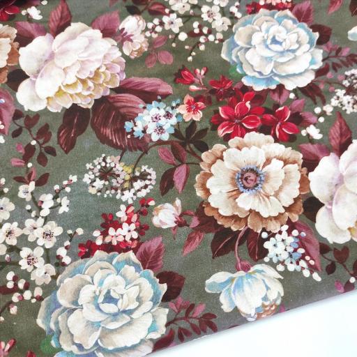 PATCHWORK AMERICANO LE JARDIN GRIS/BURDEOS 