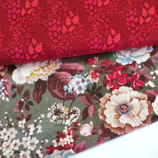 PATCHWORK AMERICANO LE JARDIN GRIS/BURDEOS  [1]