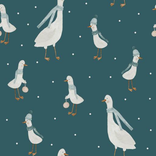 PATOS DE INVIERNO PETRÓLEO   ( EN 10 TEJIDOS DISTINTOS )