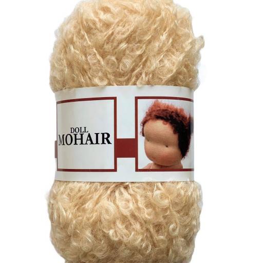PELO PARA MUÑECAS MOHAIR BOUCLÉ 50 GR NATURE  [1]