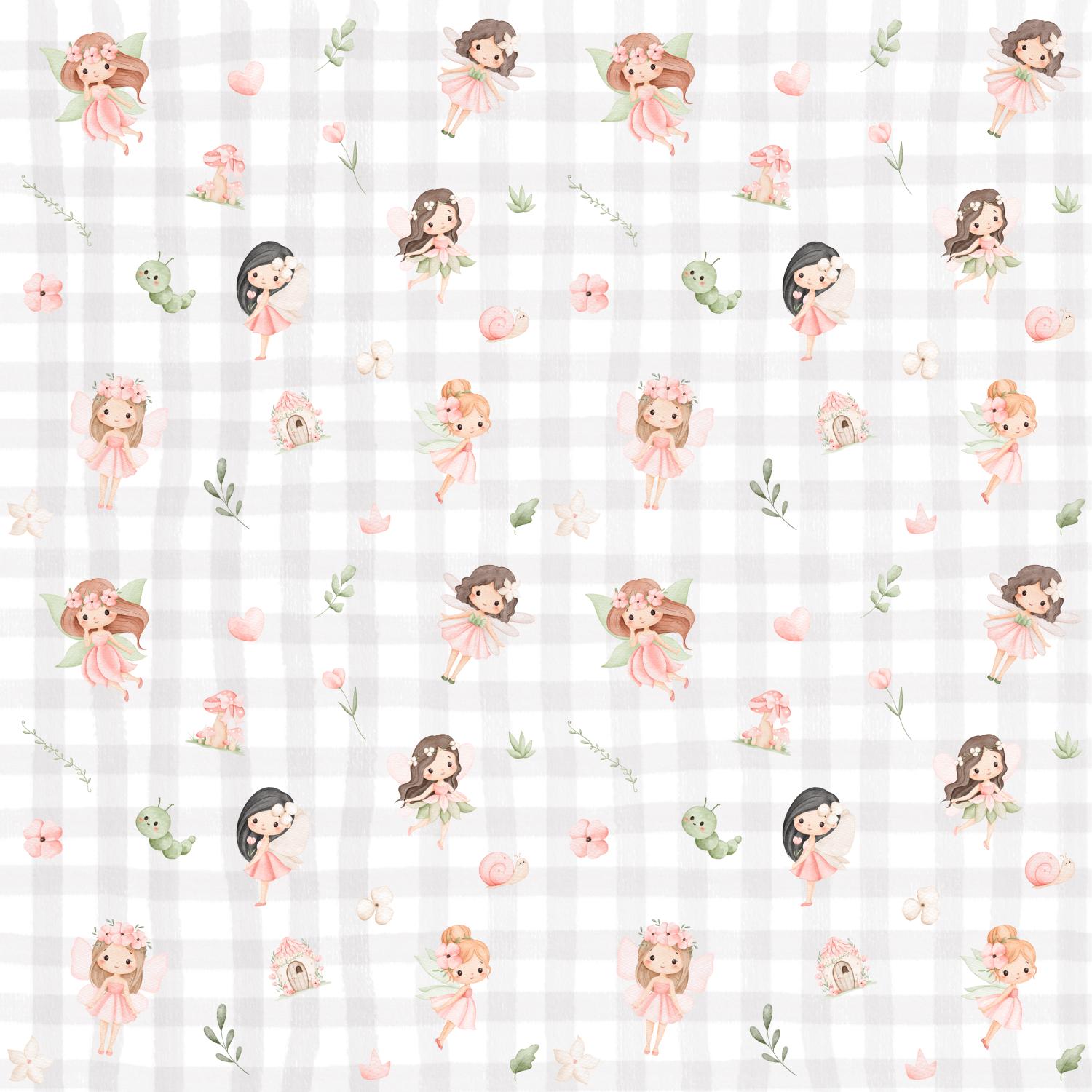 PEQUEÑAS HADAS PRIMAVERA VICHY ( EN 10 TEJIDOS DISTINTOS )