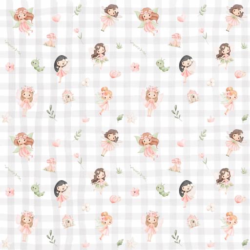 PEQUEÑAS HADAS PRIMAVERA VICHY      ( EN 10 TEJIDOS DISTINTOS )  [0]