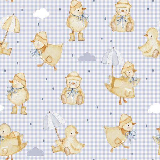 POLLITOS VICHY AZUL  ALGODÓN PREMIUM 130 GR  [0]