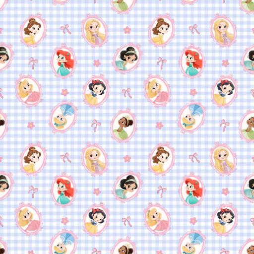 PRINCESAS VICHY CELESTE ( EN 10 TEJIDOS DISTINTOS )