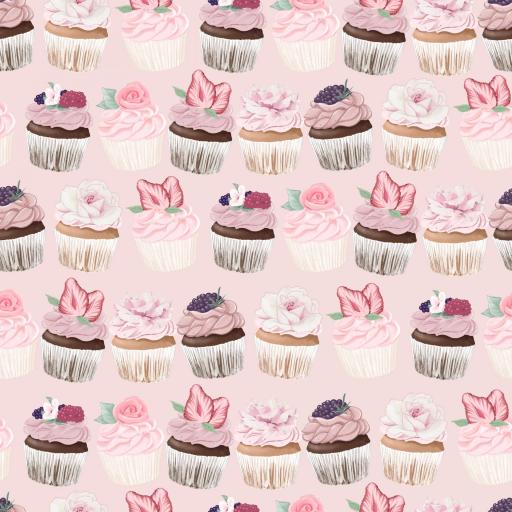 MI PASTELERÍA  CUPCAKES ROSA   ( EN 10 TEJIDOS DISTINTOS ) [0]