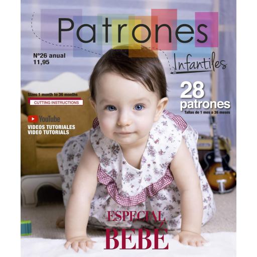 (  GRATIS POR COMPRAS DE 110 € O MAS ) REVISTA PATRONES INFANTILES nº 26  ESPECIAL BEBÉ  [0]