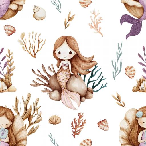 SIRENITAS BAJO EL MAR  CANVA IMPERMEABLE   [0]