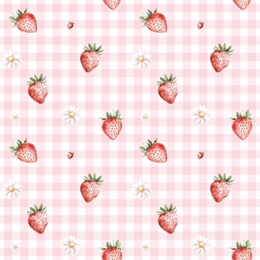 FRESAS VICHY  ALGODÓN PREMIUM  130 GR 