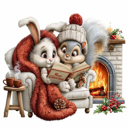 TRANSFER DTF ANIMALES DE NAVIDAD 1  ( 12/14 cm )  [0]