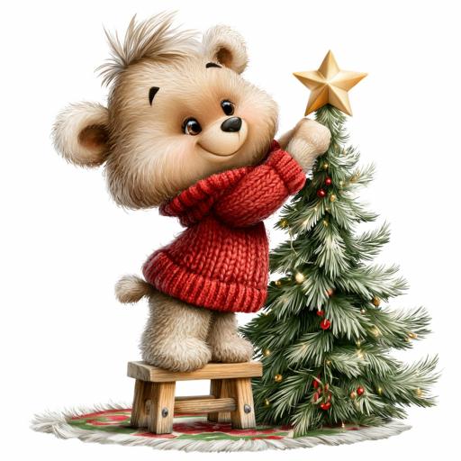 TRANSFER DTF ANIMALES DE NAVIDAD 18 ( 12/14 cm )  [0]