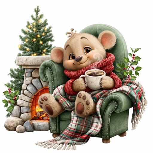 TRANSFER DTF ANIMALES DE NAVIDAD 2  ( 12/14 cm )  [0]