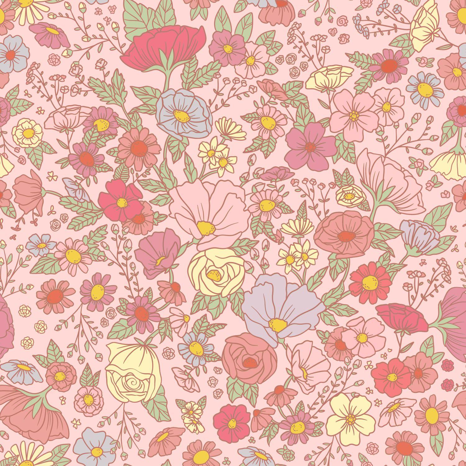 FLORES DE VERANO 1 ( EN 10 TEJIDOS DISTINTOS )