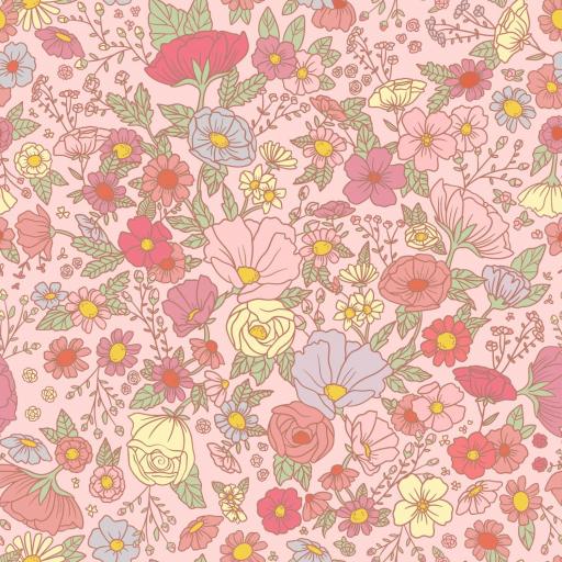 FLORES DE VERANO 1      ( EN 10 TEJIDOS DISTINTOS )  [0]