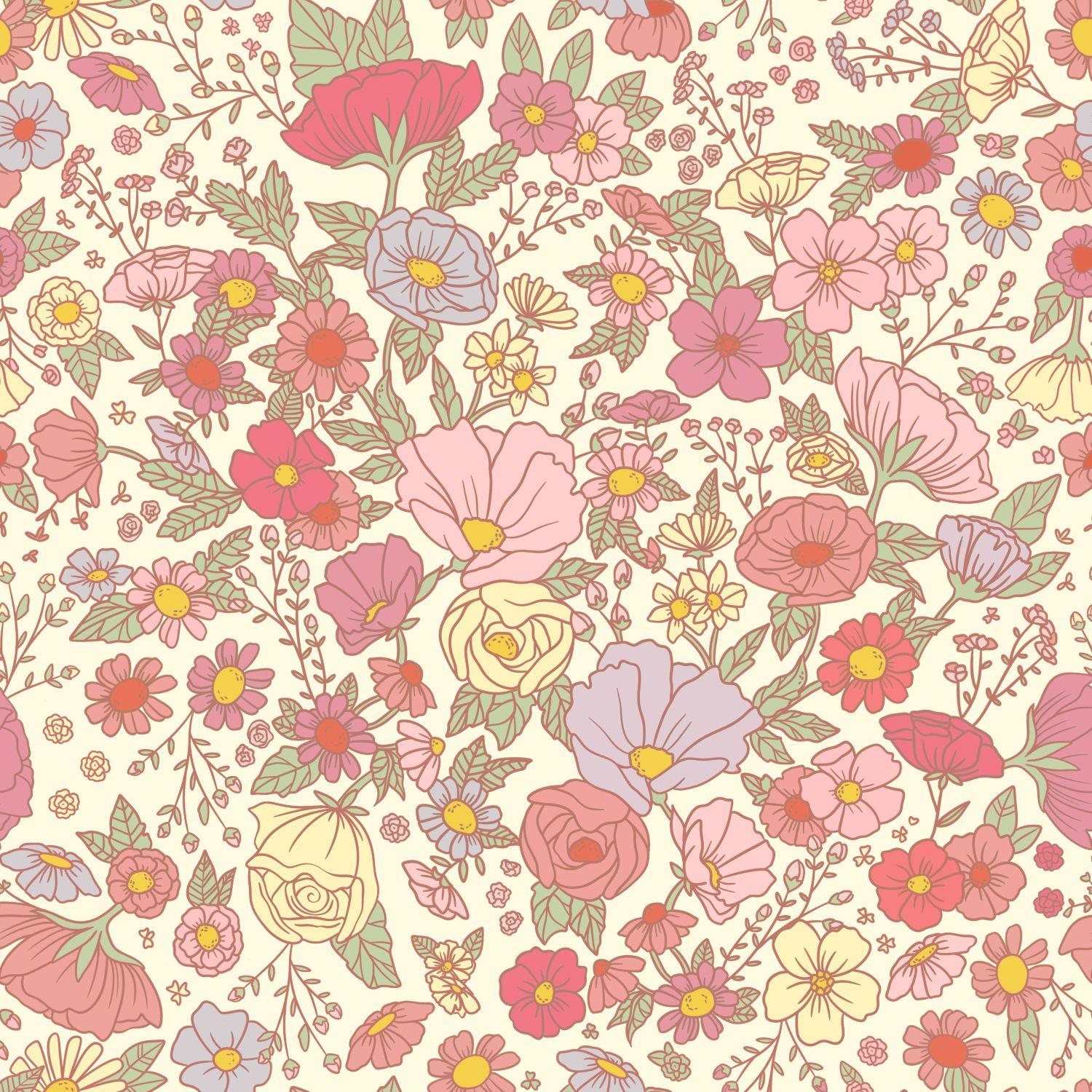 FLORES DE VERANO 6 ( EN 10 TEJIDOS DISTINTOS )