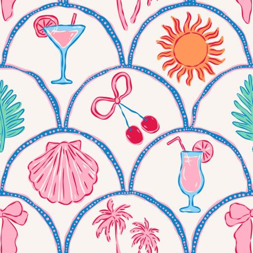  ESTAMPADO VERANO DIA DE SOL PREPPY  ( EN 10 TEJIDOS DISTINTOS )  [1]