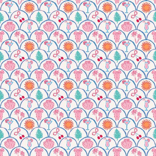  ESTAMPADO VERANO DIA DE SOL PREPPY  ( EN 10 TEJIDOS DISTINTOS )  [2]