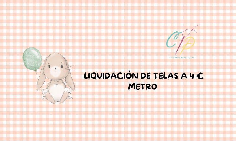  Telas a 4 € metro 