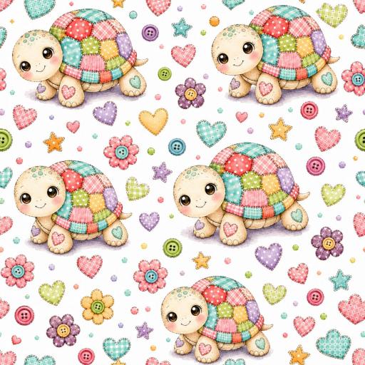 TORTUGAS GUARDERÍA  ( EN 10 TEJIDOS DISTINTOS ) [0]