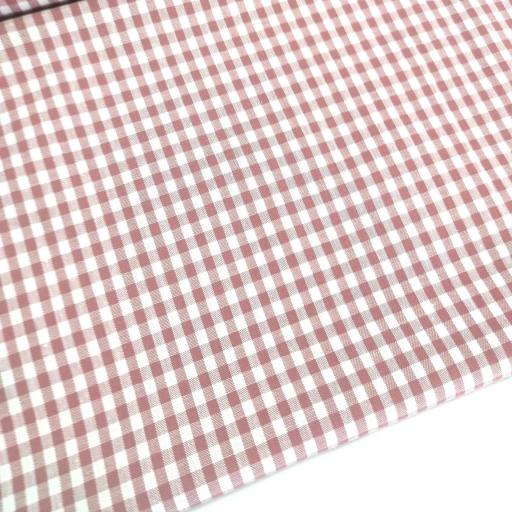   VICHY TRAMADO DE ALGODÓN  4 mm  ROSA MAQUILAJE  [0]