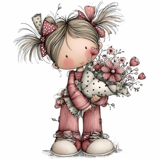 TRANSFER DTF  14 cm aprox SERIE VINTAGE ROSA Nº 8  [3]