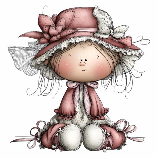 TRANSFER DTF  14 cm aprox SERIE VINTAGE ROSA   [5]