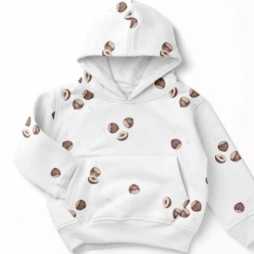 PEQUEÑAS CASTAÑAS  BLANCO     ( EN 10 TEJIDOS DISTINTOS )  [3]